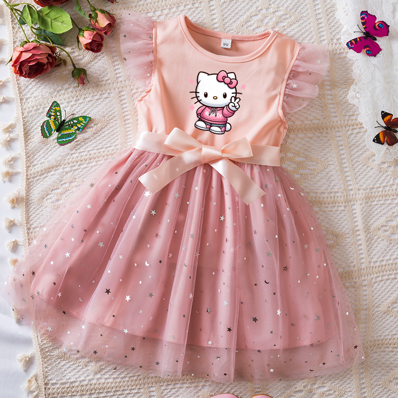 Hello Kitty Girls Sequin Tutu  - đánh giá và giá Summer Clothing Toddler