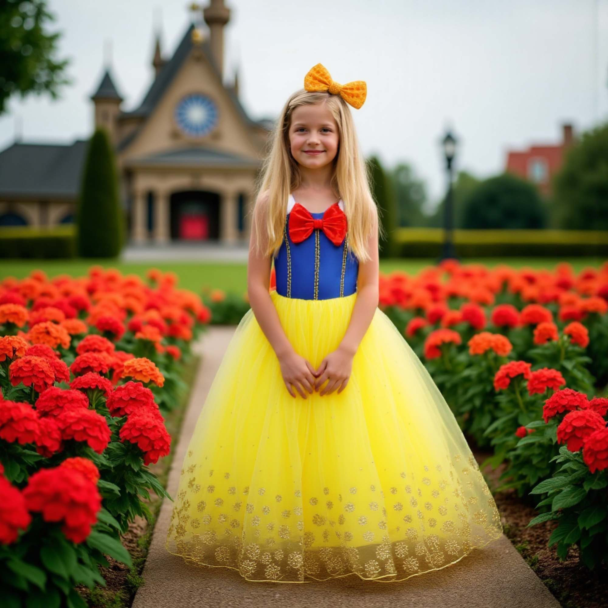 Snow White Gown Set Girls Prin - đánh giá và giá Summer Clothing Toddler