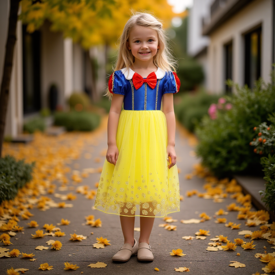 Snow White Gown Set Girls Prin - đánh giá và giá Summer Clothing Toddler
