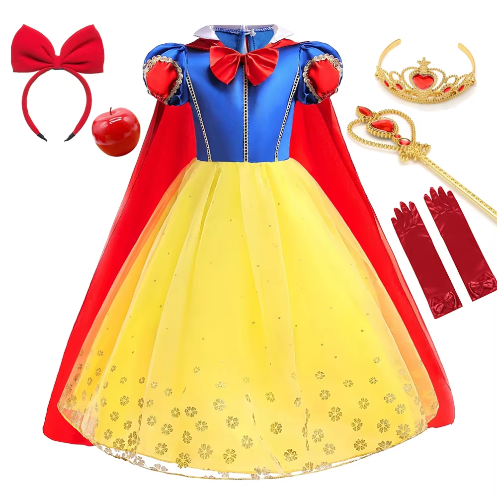 Snow White Gown Set Girls Prin - đánh giá và giá Summer Clothing Toddler