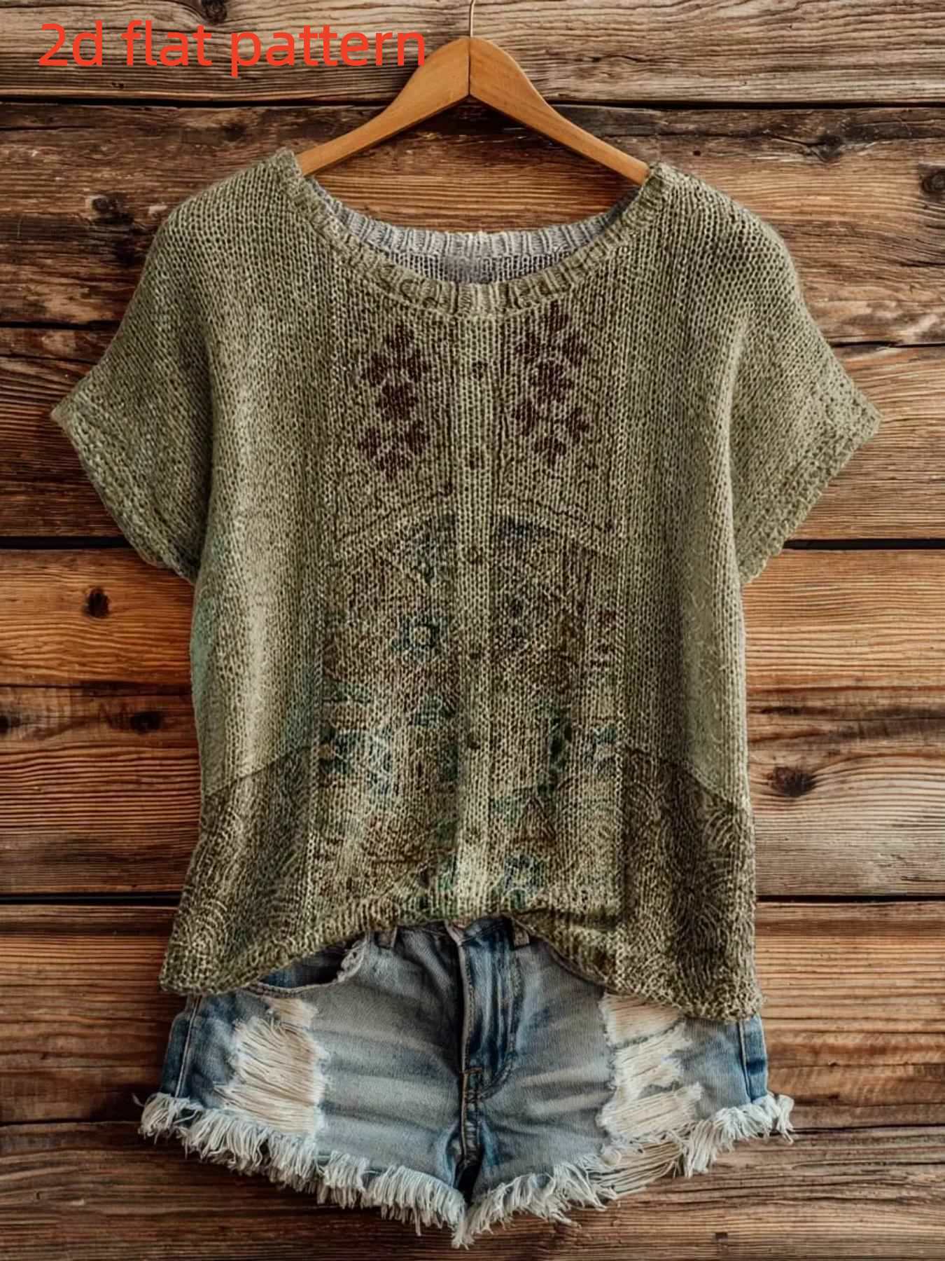 Printed Design - Nottextured S - đánh giá và giá Summer Clothing Yarn