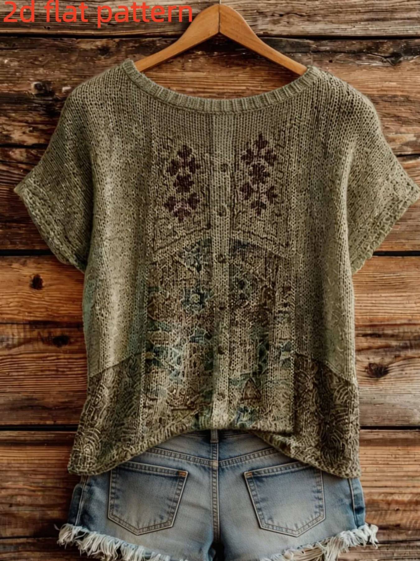Printed Design - Nottextured S - đánh giá và giá Summer Clothing Yarn