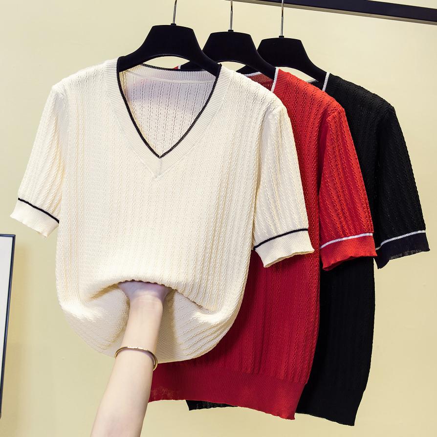 Vintage Knit Sweater T-shirt W - đánh giá và giá Summer Clothing Yarn