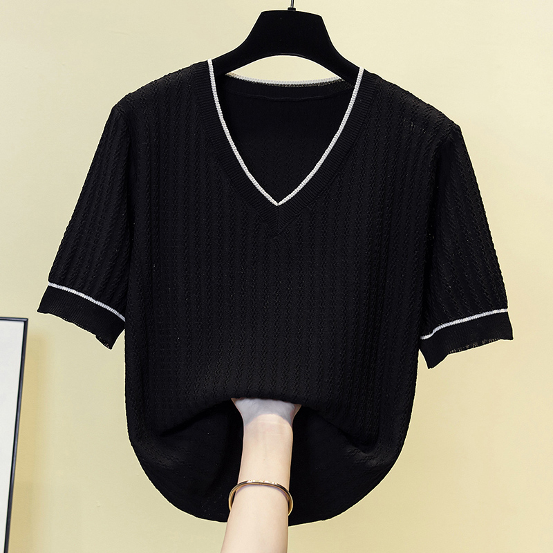 Vintage Knit Sweater T-shirt W - đánh giá và giá Summer Clothing Yarn