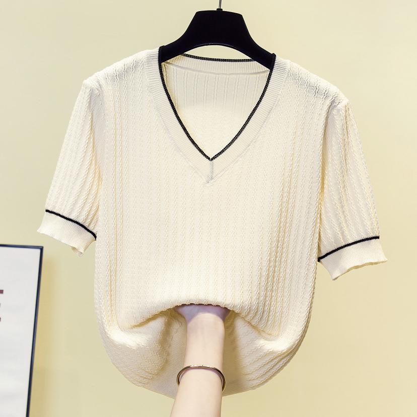 Vintage Knit Sweater T-shirt W - đánh giá và giá Summer Clothing Yarn