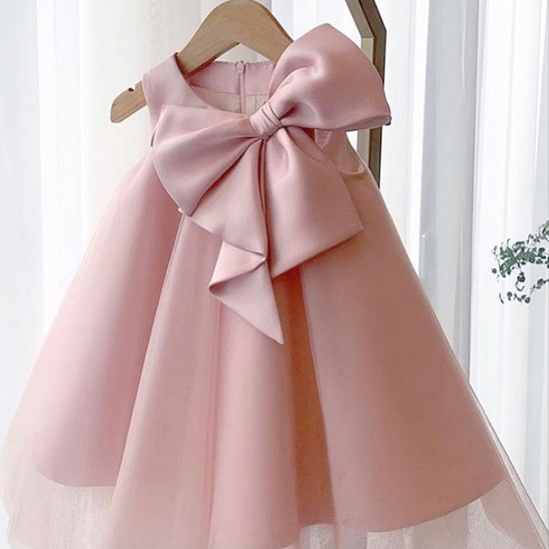 Summer Big Bow Baby Girl Dress - đánh giá và giá Summer Clothing Toddler