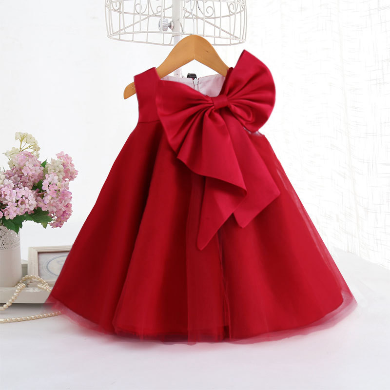 Summer Big Bow Baby Girl Dress - đánh giá và giá Summer Clothing Toddler