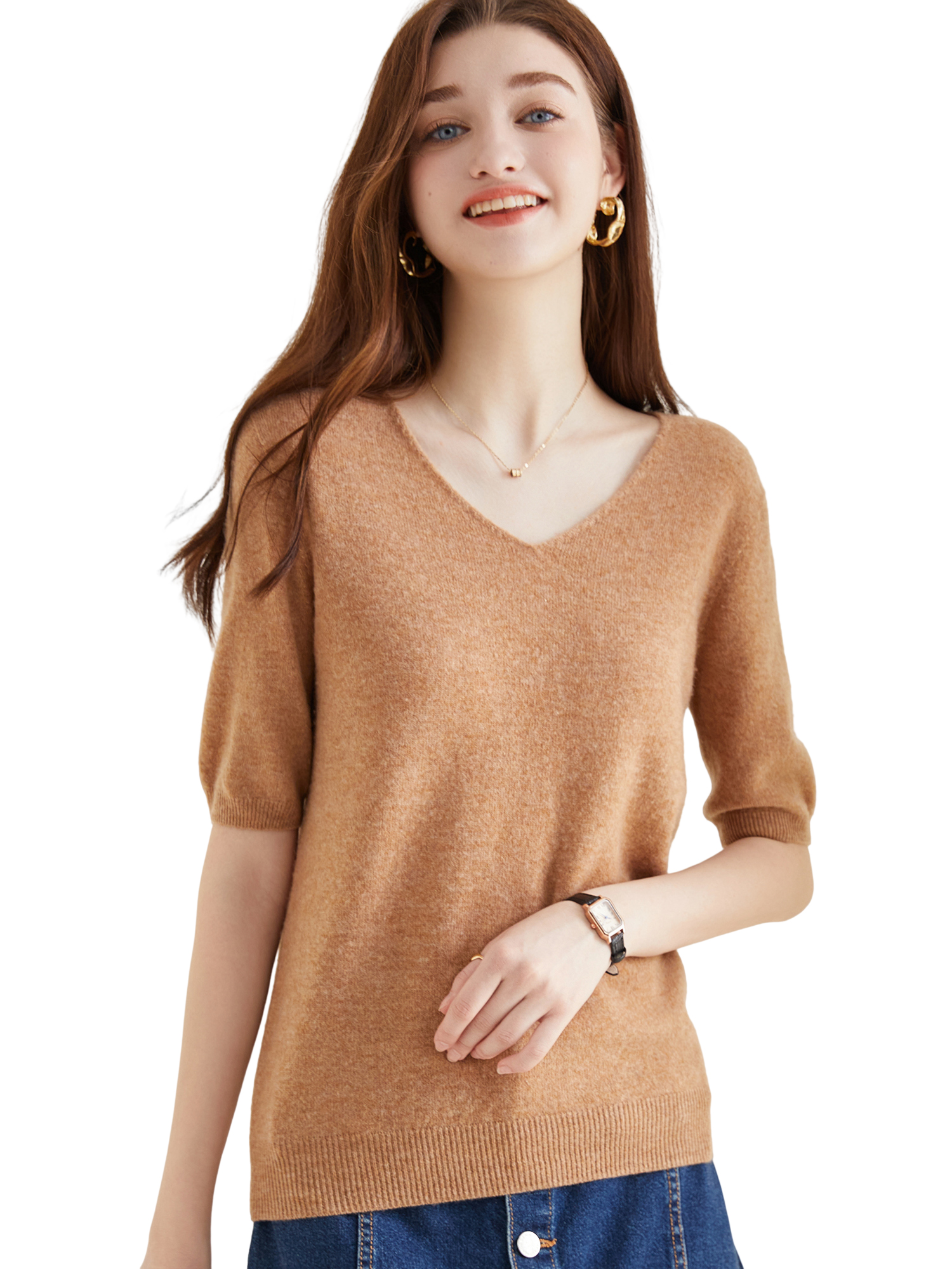 Women's Sweater 100% Merino Wo - đánh giá và giá Summer Clothing Yarn