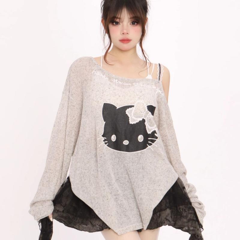 American Hello Kittys Long Sle - đánh giá và giá Summer Clothing Yarn