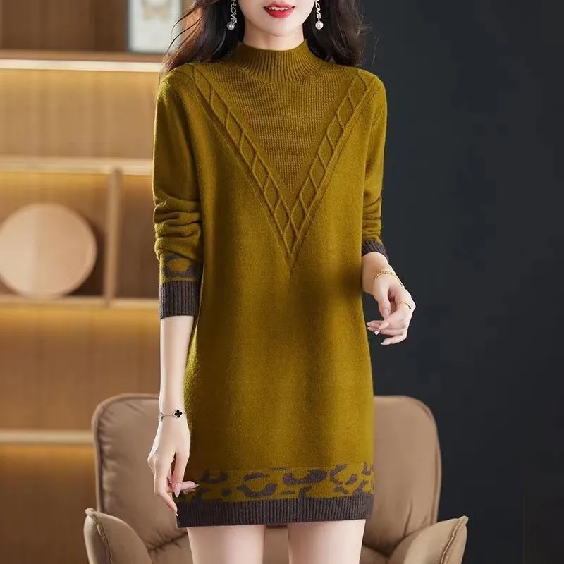 Women Pullover Sweater Half Hi - đánh giá và giá Summer Clothing Yarn