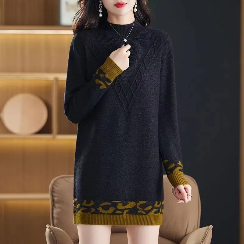 Women Pullover Sweater Half Hi - đánh giá và giá Summer Clothing Yarn