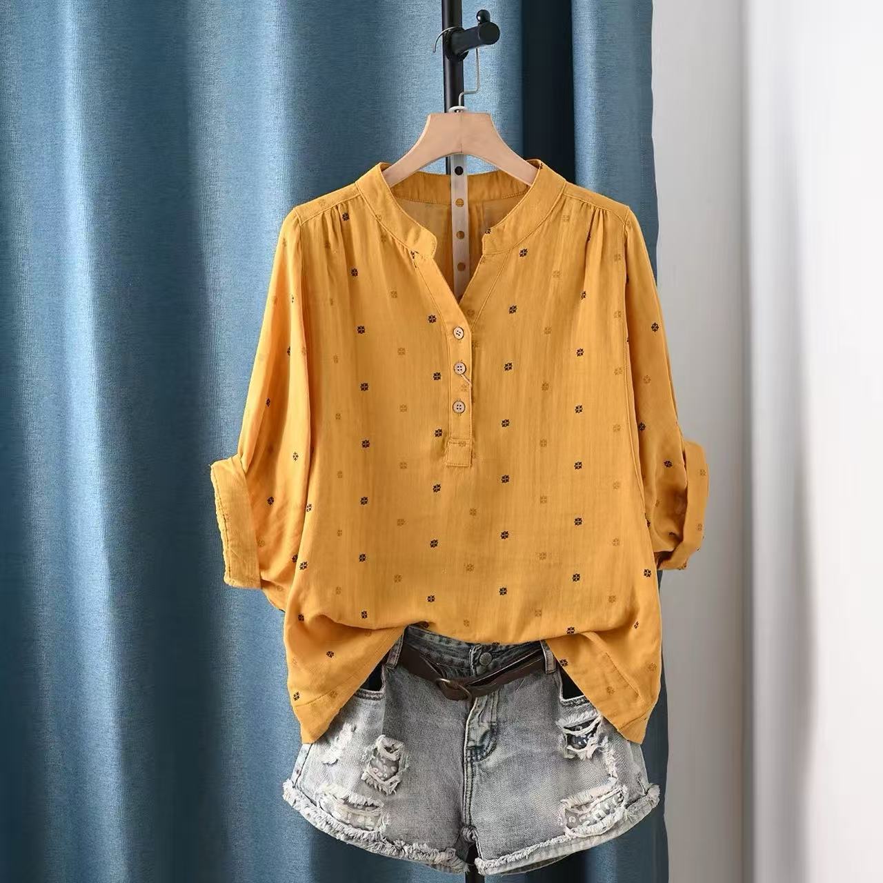 2026 Women's blouse women Japa - đánh giá và giá Summer Clothing Yarn