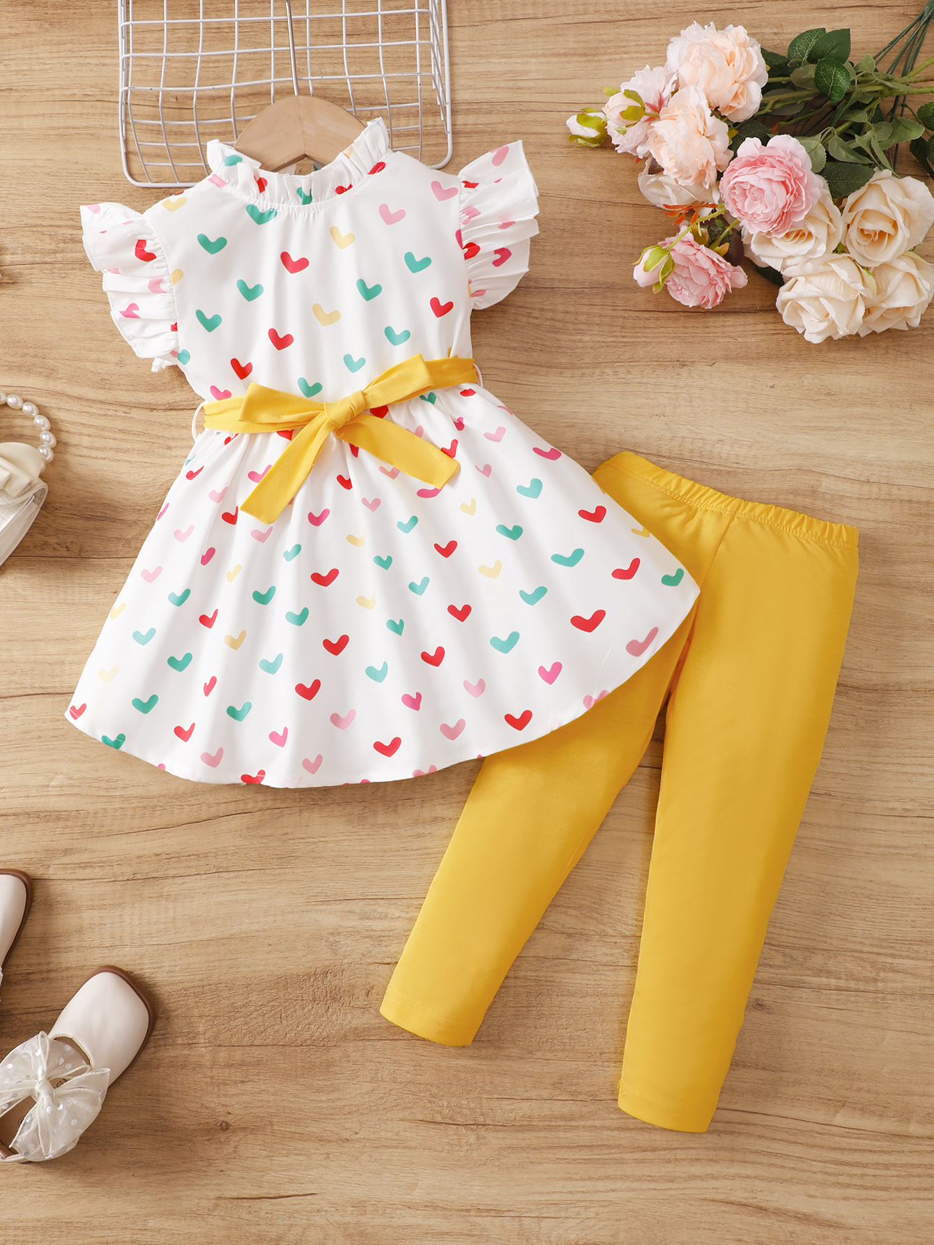 2PCS Kids Girl Lovely Clothing - đánh giá và giá Summer Loving Kids Clothing