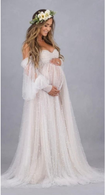 2024New Maternity Photography  - đánh giá và giá Summer Clothing Yarn