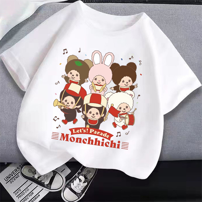 MONCHHICHI Short Sleeve T Shir - đánh giá và giá Summer Clothing Cartoon