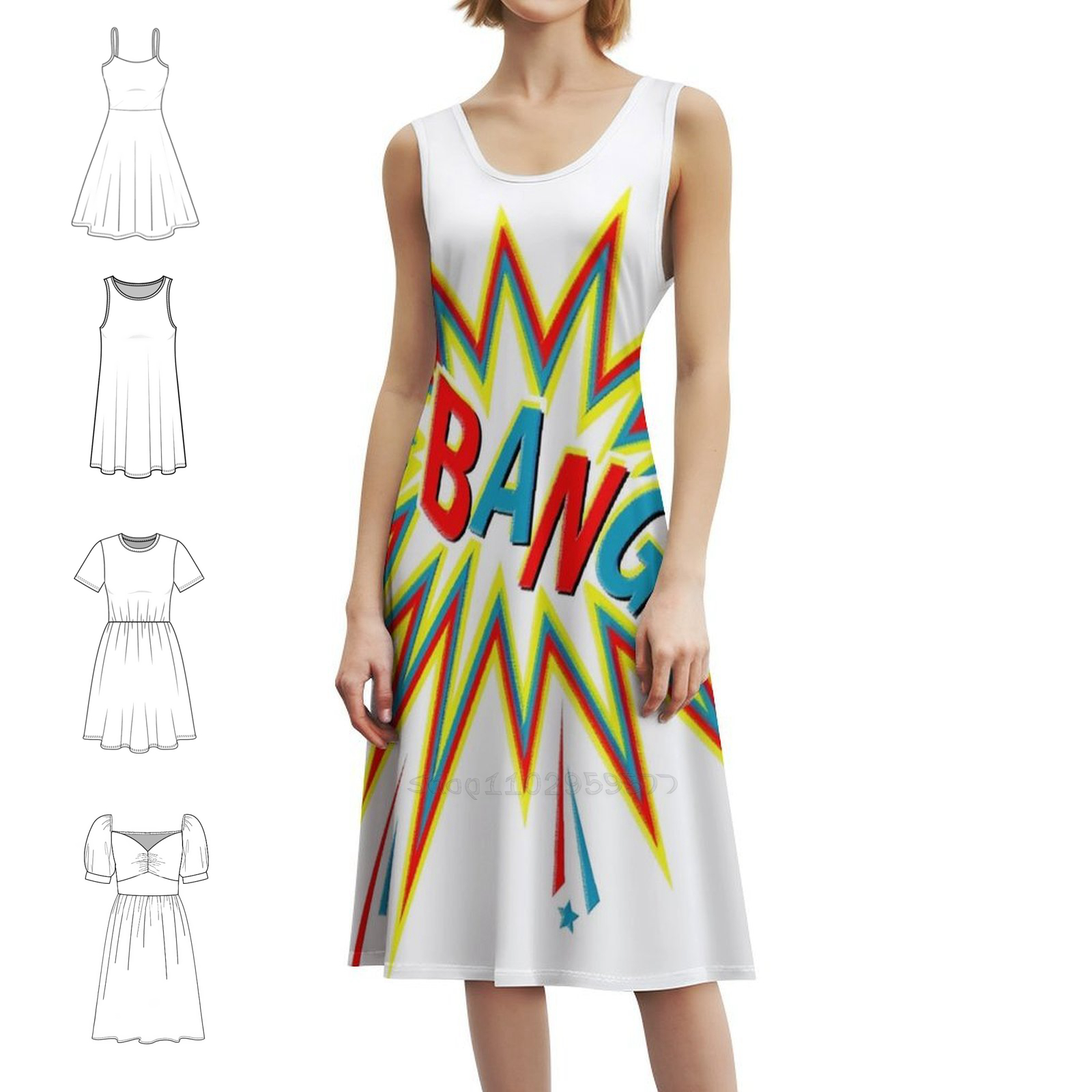 Bang Boho Chic Dress Elegant F - đánh giá và giá Summer Clothing Cartoon
